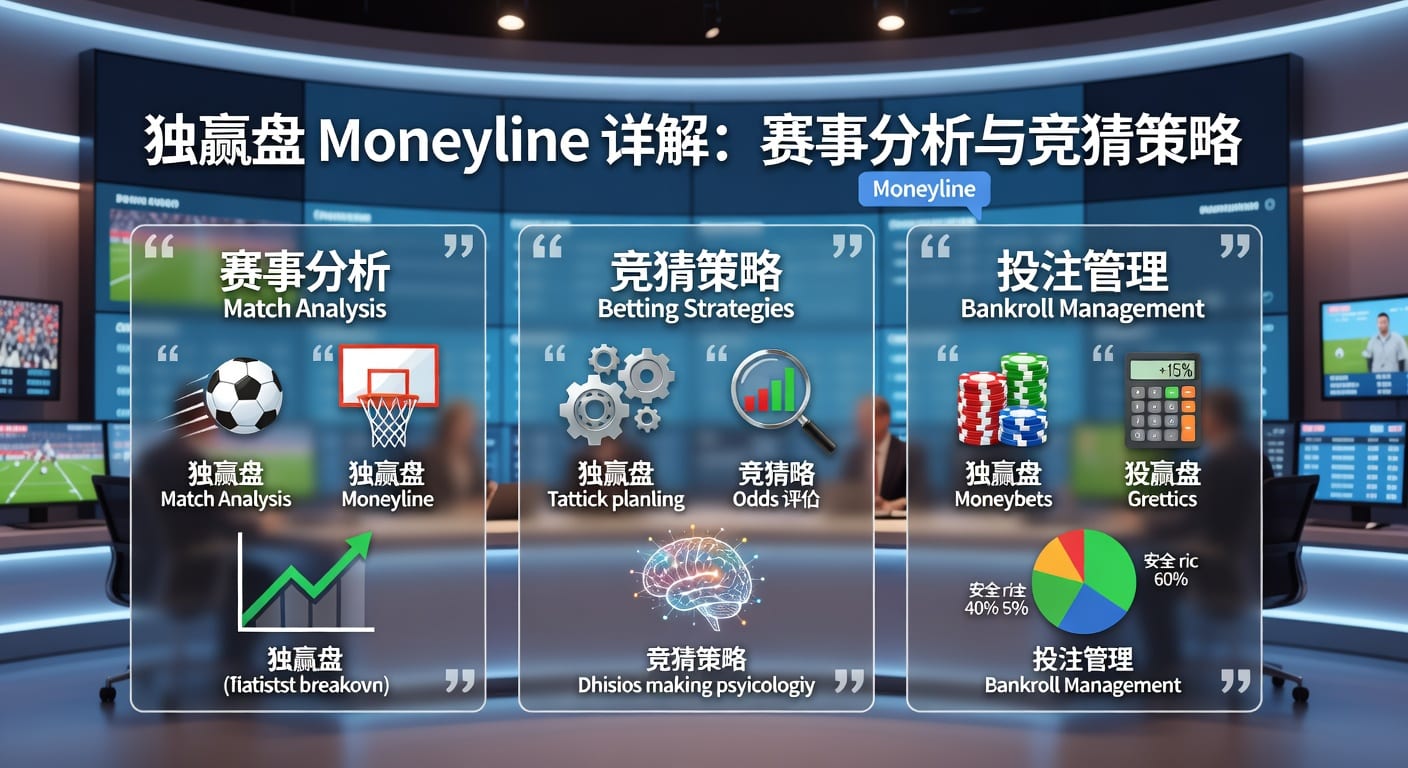 独赢盘 moneyline 解析：玩法、赔率与投注技巧