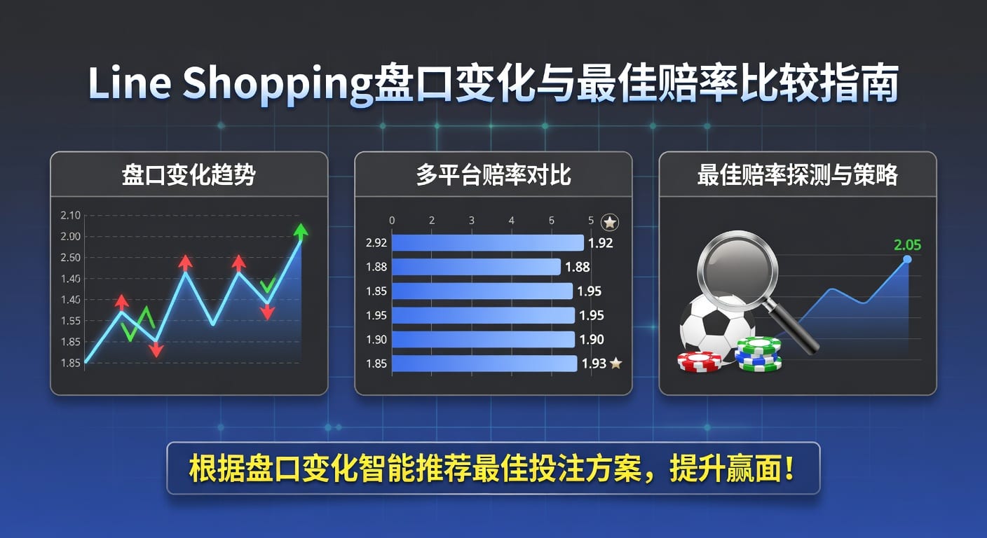 line shopping 盘口变化：最佳赔率比较与实战观察